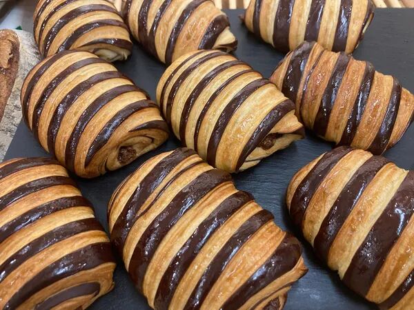 Pain au chocolat praliné